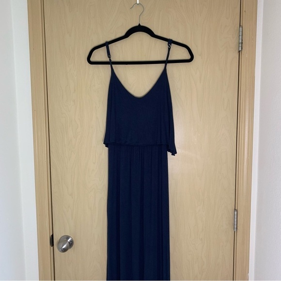 Matty M Navy Blue Maxi Dress Size XS - Picture 7 of 7